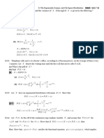 3.2 the Exponential, Gamma, And Chi-Square Distributions 習題