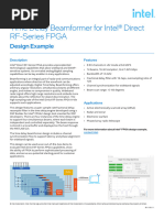 Time Delay Beamformer For Direct RF Series Fpga Solution Brief