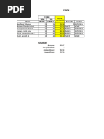 Laboratory 2 - Excel