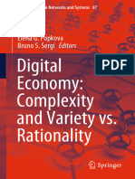 Digital Economy: Complexity and Variety vs. Rationality: Elena G. Popkova Bruno S. Sergi Editors