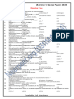 CHEMISTRY Part 2 Guess Paper 2023