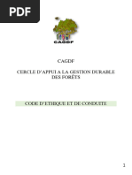 CAGDF - Code - Ethique Et Conduite