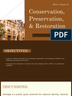 Conservation, Preservation, and Restoration 11