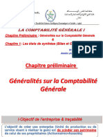 Chapitre Prel Chapitre 1 Comptabilite Generale I PR Zanati