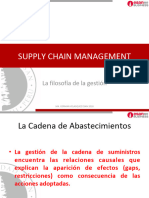 Supply Chain Management: La Filosofía de La Gestión