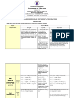 Ces Reading Matrix