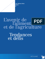 L'avenir de L'alimentation Et de L'agriculture: Tendances Et Défis