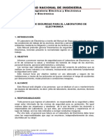 Manual de Seguridad Del Lab. Ing. Electrónica