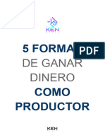 5 Formas de Ganar Dinero Como Productor