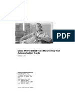 Cisco Unified Real-Time Monitoring Tools Admin Guide