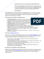 Application Letter For A Job PDF