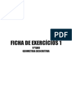 Ficha de Exercícios 1 - 11ºano