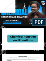 Chemical Reactions & Equations