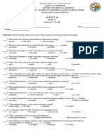 Summative Test 3 Grade 10 Plate Boundaries Module 4