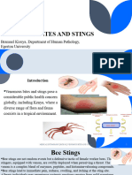 Venomous Bites and Stings