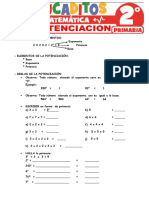 La Potenciacion para Segundo Grado de Primaria