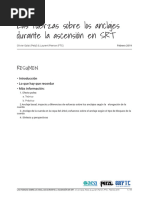 Las Fuerzas Sobre Los Anclajes Durante La Ascensión en SRT