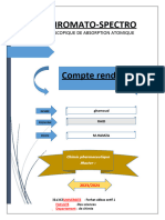 TP: Chromato-Spectro: Tp03:Spectroscopique de Absorption Atomique