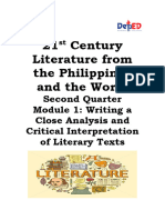 21st CenLit Q2 Module 1 Ms. Tilde PDF