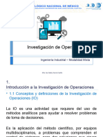 Tema 1. Introducción A La Investigación de Operaciones