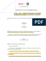 Código de Obras de Campinas - SP