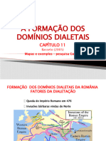 9.20. CAP 11 Formação Domínio Dialetal