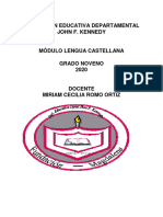 Modulo 9. Pal. 2020 Lengua Castellana