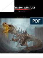 Tyrannosaurus Lich - GM Binder