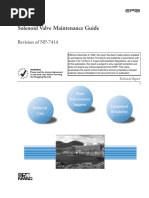 Solenoid Valve Maintenance Guide - Revision of NP - 7414