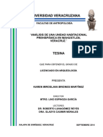 Analisis de Una Unidad Habitacional Prehispanica en Mahuixtl