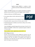 Disruptive Mood Dysregulation Disorder (DMDD)