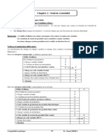 Chapitre 2 Seuil de Rentabilité