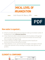 Chemical Level of Organization