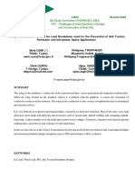 CIGRE Turkey Transmission Line of Ice Load Breakdown Used For The Prevention of Anti Torsion Pendulum and Interphase Space Applications