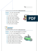 Simple Present Tense Exercises All