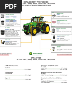 8R TRACTORS (-099999) - 8270R, 8295R, 8320R, 8345R, 8370R Filter Overview With Service Intervals