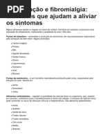 Alimentação e Fibromialgia