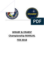 WRABF and ERABSF Championships Manual 