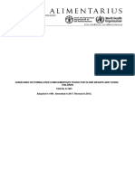 CXG 8-1991 Guidelines On Formulated Complementary Foods For Older Infants and Young Children