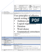 Oc 1 (Principles of Speech Writing)