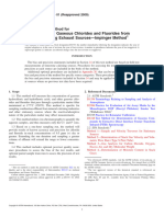 Measurement of Gaseous Chlorides and Fluorides From Mineral Calcining Exhaust Sources-Impinger Method