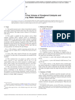 Determination of Pore Volume of Powdered Catalysts and Catalyst Carriers by Water Adsorption