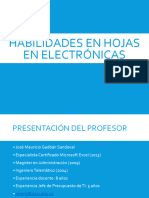 Habilidades en Hojas en Electrónicas