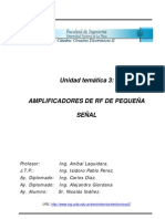 Amplificadores de RF de Pequeña Señal