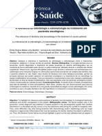 A Relevância Da Odontologia e Estomatologia No Tratamento em