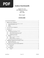 Analyse Fonctionnelle BTS Univeria