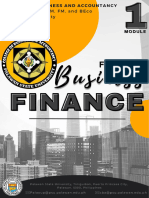 Business Finance Module 4