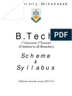 B Tech I Year 1