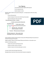 Lac Operon Notes