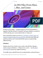 How To Create ISO Files From Discs On Windows, Mac, and Linux